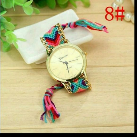 Fashion Handmade Braided Friendship Bracelet Watch - Picture 1 of 1